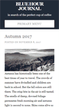 Mobile Screenshot of bluehourjournal.com